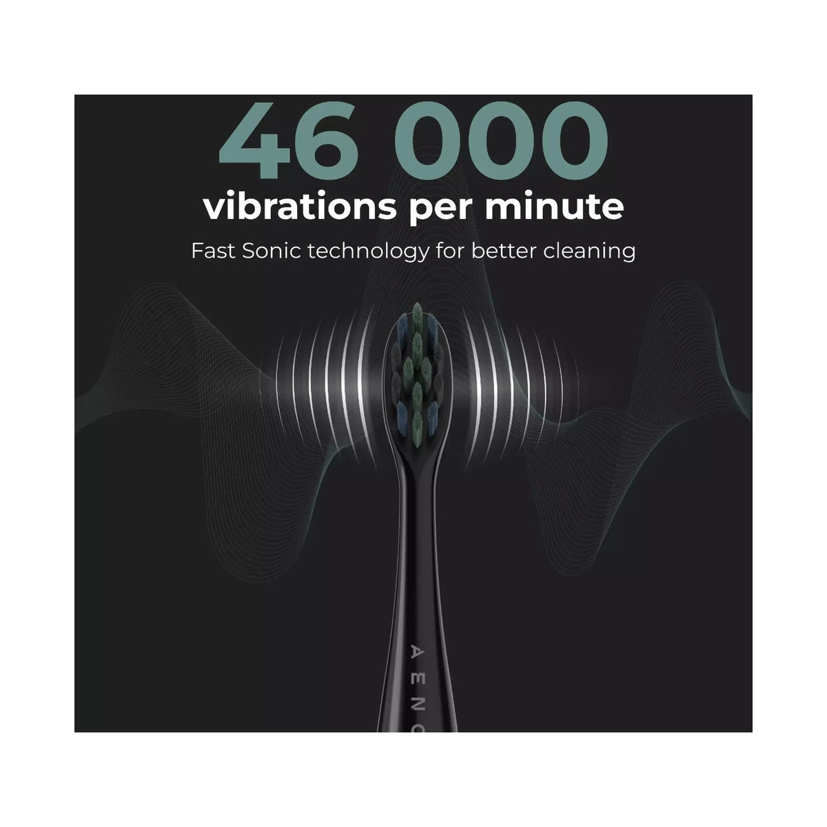AENO SMART Sonic Electric toothbrush DB2S Black ADB0002S