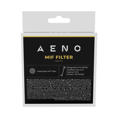 AENO Washable MIF filter for stick vacuum cleaner SC3 ASCF3