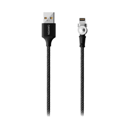 CANYON cable CFI-8 A-L Magnetic 10W 1m Black CNS-CFI8B