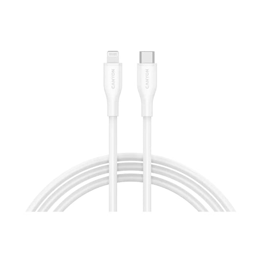 CANYON cable CLNM60 C-L 60W MFI 1m Silicon White CNS-CLNM60SC10W
