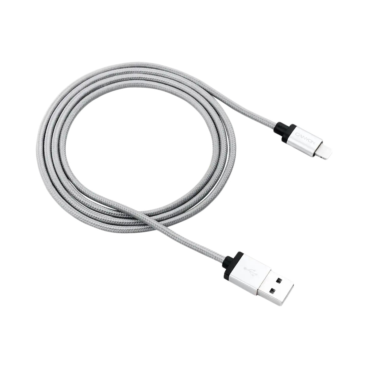 CANYON cable MFI-3 Lightning 12W 1m Grey CNS-MFIC3DG