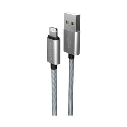 CANYON cable MFI-3 Lightning 12W 1m Grey CNS-MFIC3DG