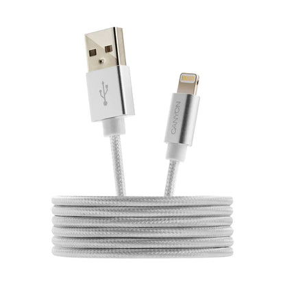 CANYON cable MFI-3 Lightning 12W 1m White CNS-MFIC3PW