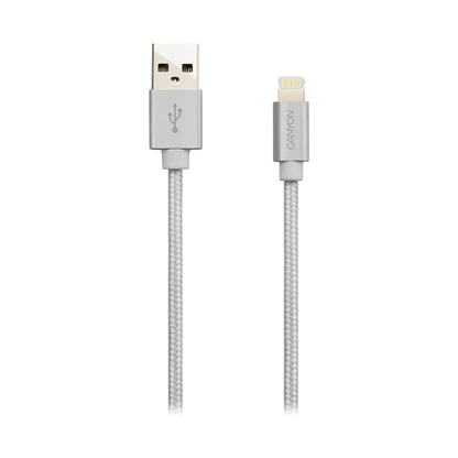 CANYON cable MFI-3 Lightning 12W 1m White CNS-MFIC3PW