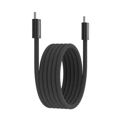 CANYON cable OnWire 60MG C-C 60W Magnet Braided 1m Black CND-CCMG60AB15B