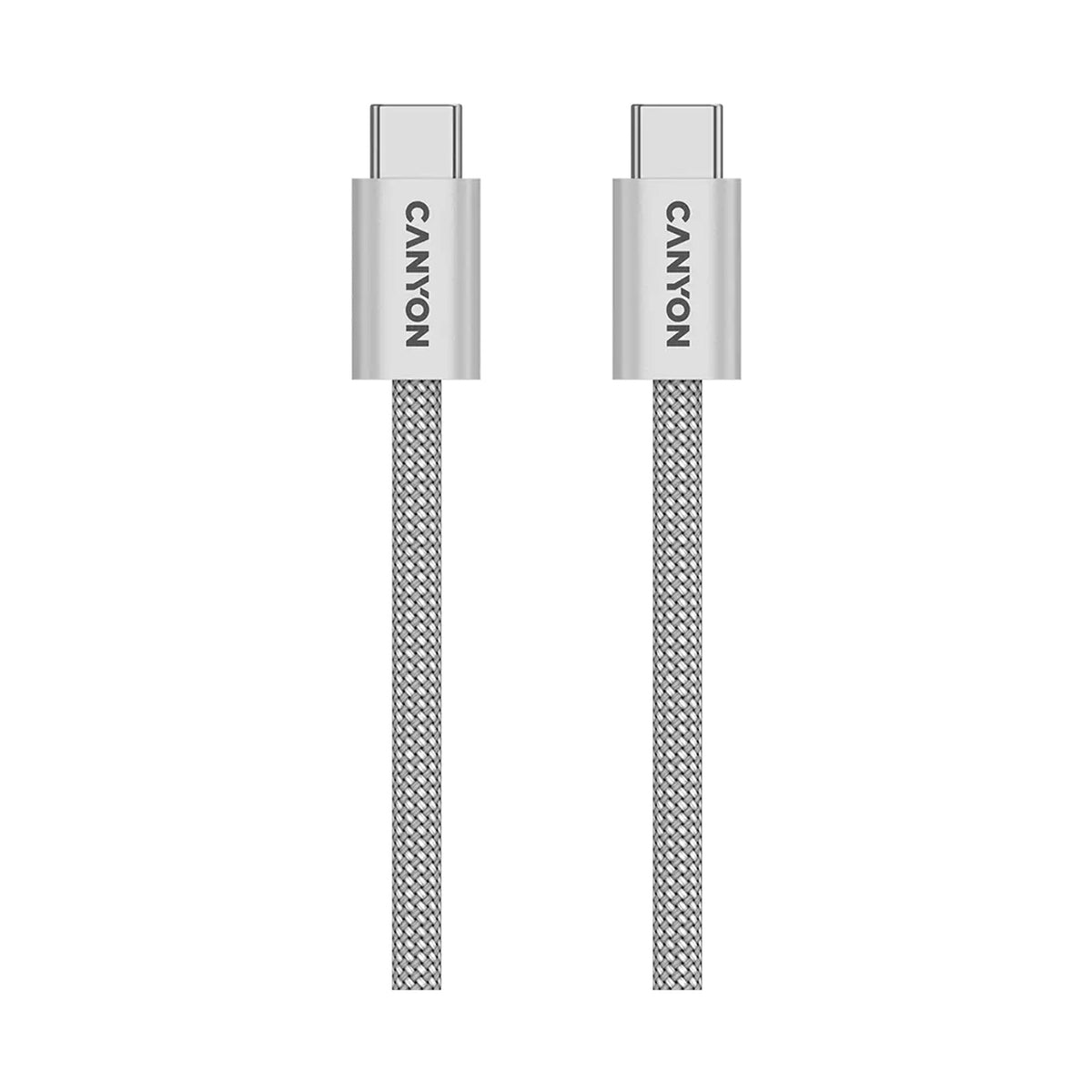 CANYON cable OnWire 60MG C-C 60W Magnet Braided 1m Light Grey CND-CCMG60AB15LG