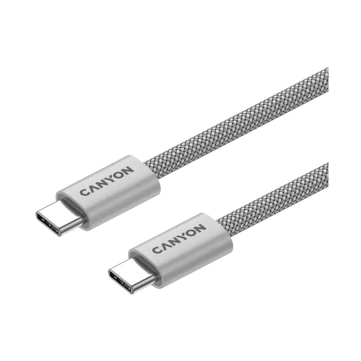 CANYON cable OnWire 60MG C-C 60W Magnet Braided 1m Light Grey CND-CCMG60AB15LG