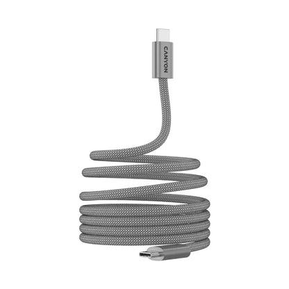 CANYON cable OnWire 60MG C-C 60W Magnet Braided 1m Light Grey CND-CCMG60AB15LG