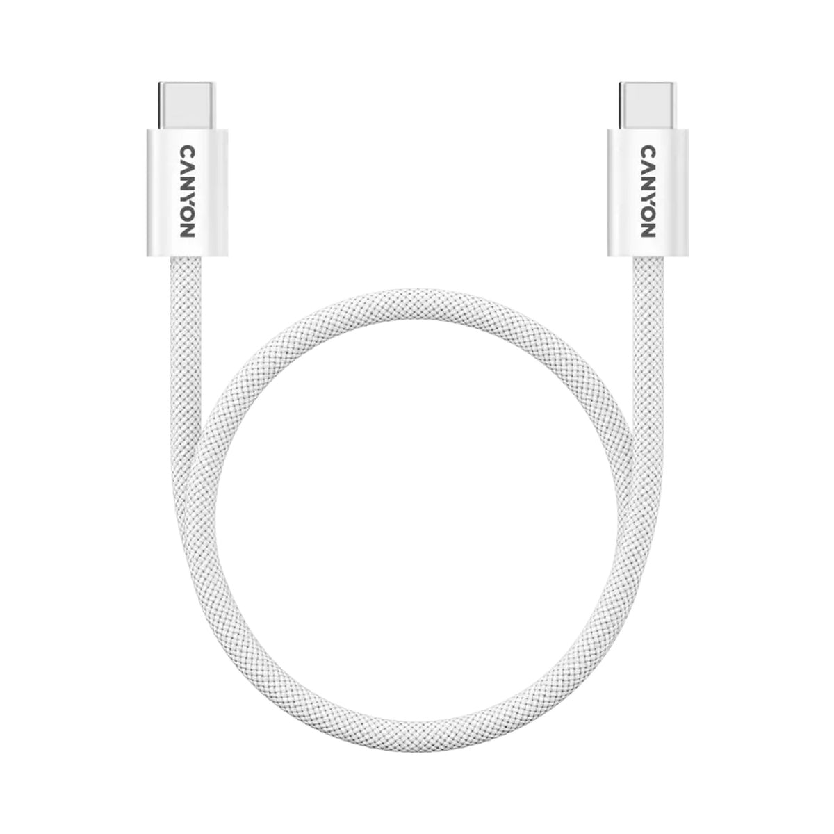 CANYON cable OnWire 60MG C-C 60W Magnet Braided 1m White CND-CCMG60AB15W