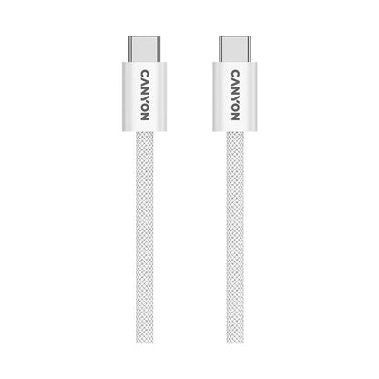 CANYON cable OnWire 60MG C-C 60W Magnet Braided 1m White CND-CCMG60AB15W