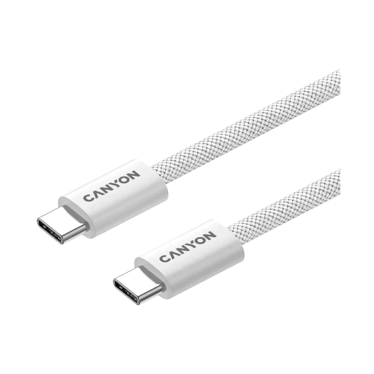 CANYON cable OnWire 60MG C-C 60W Magnet Braided 1m White CND-CCMG60AB15W