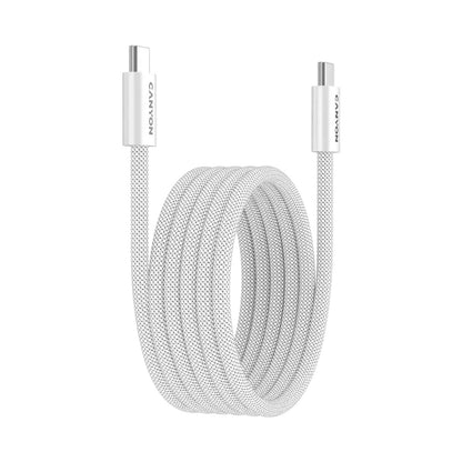 CANYON cable OnWire 60MG C-C 60W Magnet Braided 1m White CND-CCMG60AB15W