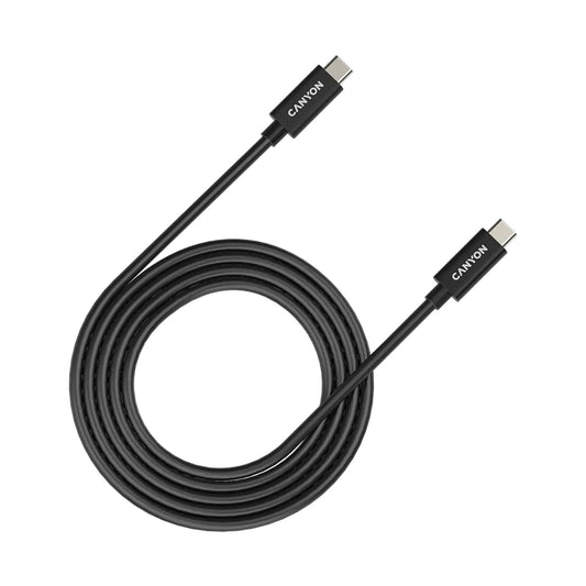 CANYON cable UC-42 USB-C to USB-C 240W 20Gbps 4k 2m Black CNS-USBC42B