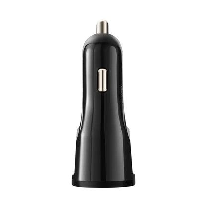 CANYON car charger C-033 2.4A/USB-A built-in Lightning Black CNE-CCA033B-US