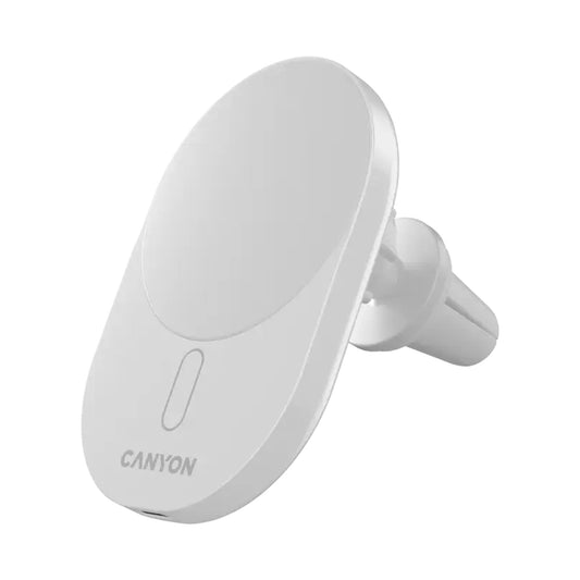 CANYON car charger OnGrip 105 15W Qi2 Wireless White CNS-CCH105W