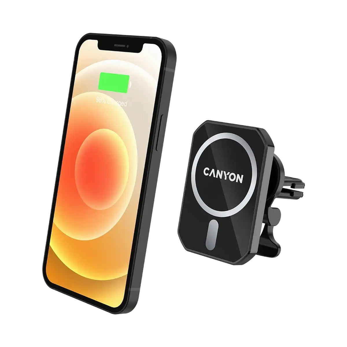 CANYON CH-15 Magnetic car holder and wireless charger CNE-CCA15B01