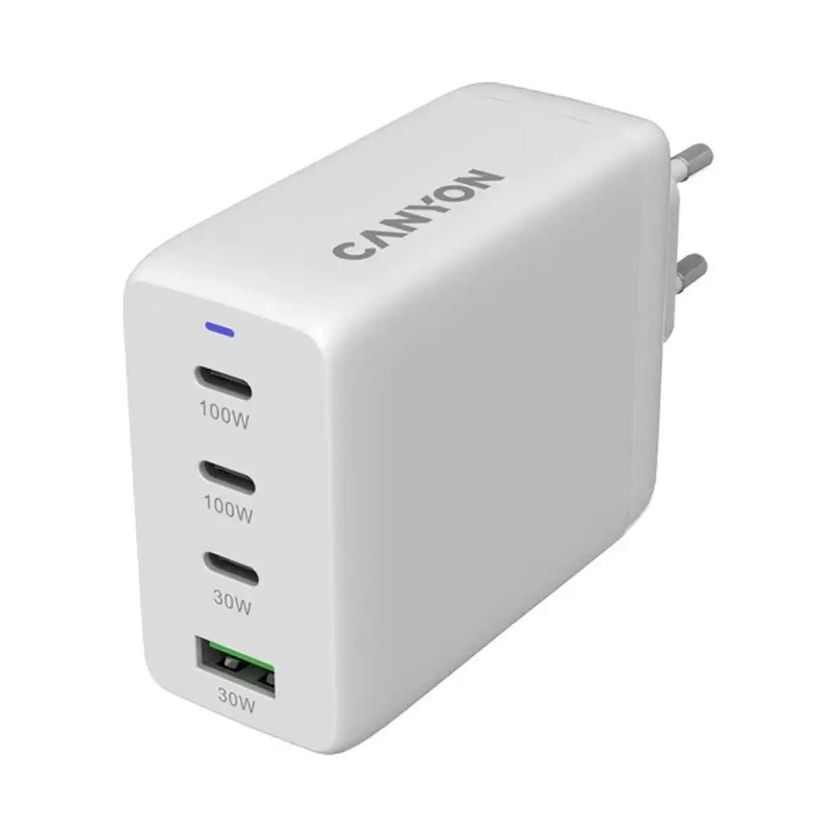 CANYON charger CU100ACC GaN 100W 3xPD 1xQC EU White CNS-CUW100ACC