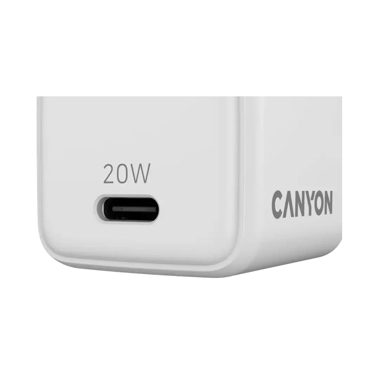 CANYON charger CU20C GaN 20W 1xPD EU White CNS-CUW20C