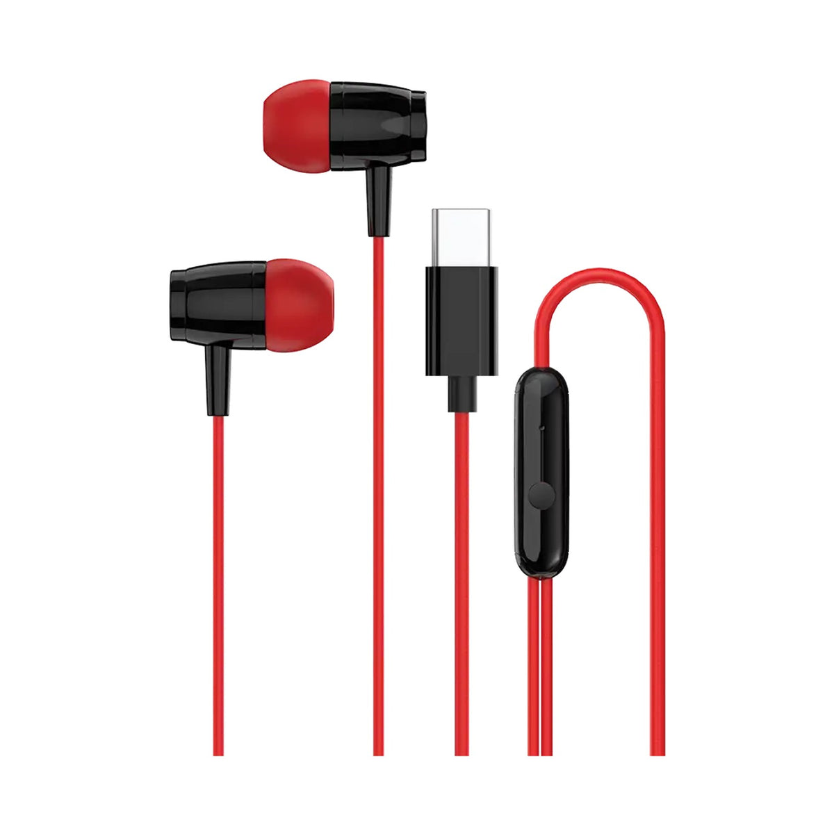 CANYON headphones SEP-5 TYPE-C Red CNS-CEP5R