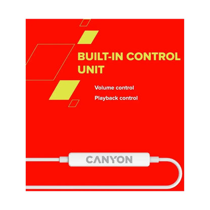 CANYON headphones SEP-6 TYPE-C HiRes sound White CNS-CEP6W