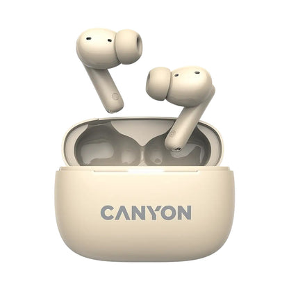CANYON headset OnGo TWS-10 ANC+ENC Beige CNS-TWS10BG
