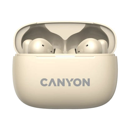 CANYON headset OnGo TWS-10 ANC+ENC Beige CNS-TWS10BG