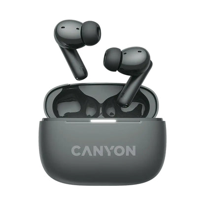CANYON headset OnGo TWS-10 ANC+ENC Grey CNS-TWS10BK