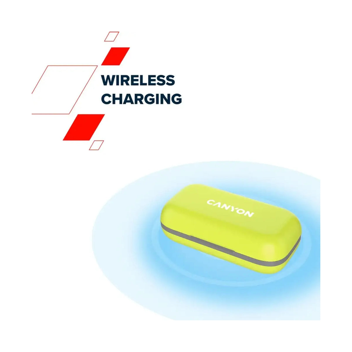 CANYON headset OnRun 11 Sport Wireless charge Red CNS-TWS11R