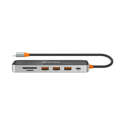 CANYON hub DS-13 7in1 4k USB-C Transparent Space Grey CNS-TDS13