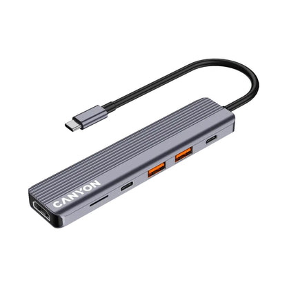 CANYON hub DS-17 6in1 4k USB-C Grey CNS-TDS17