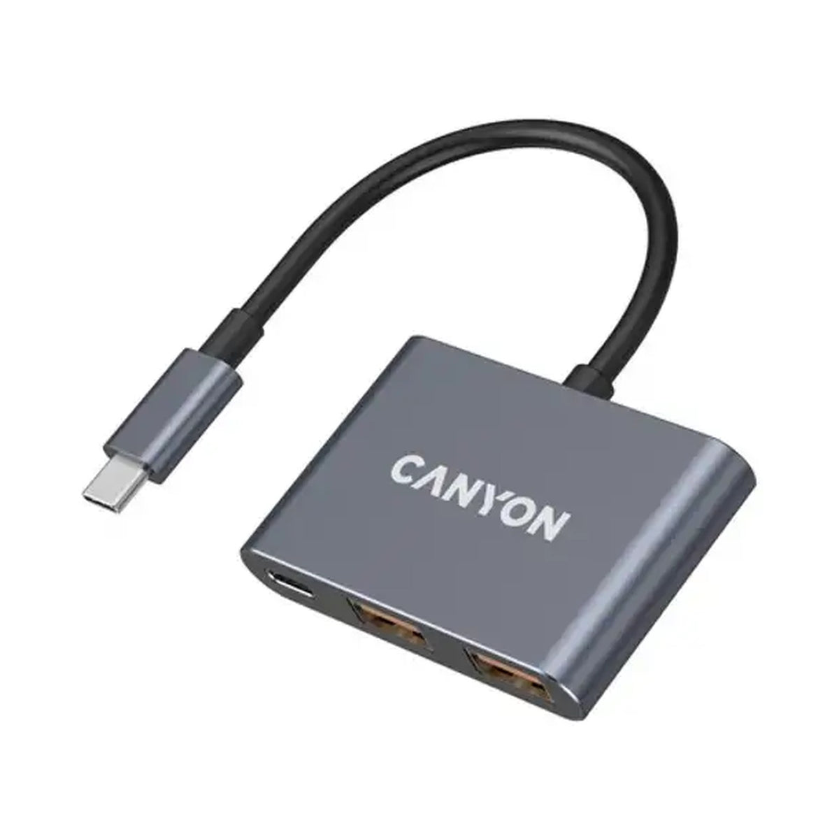 CANYON hub DS-3 3in1 USB-C Dark Grey CNS-TDS3
