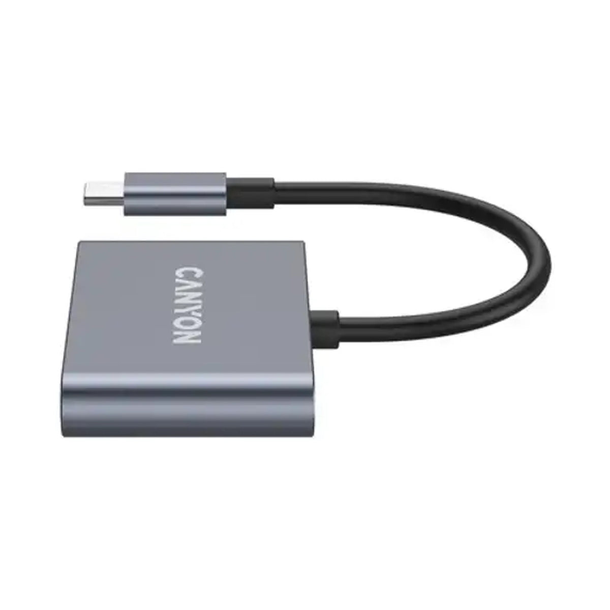 CANYON hub DS-3 3in1 USB-C Dark Grey CNS-TDS3