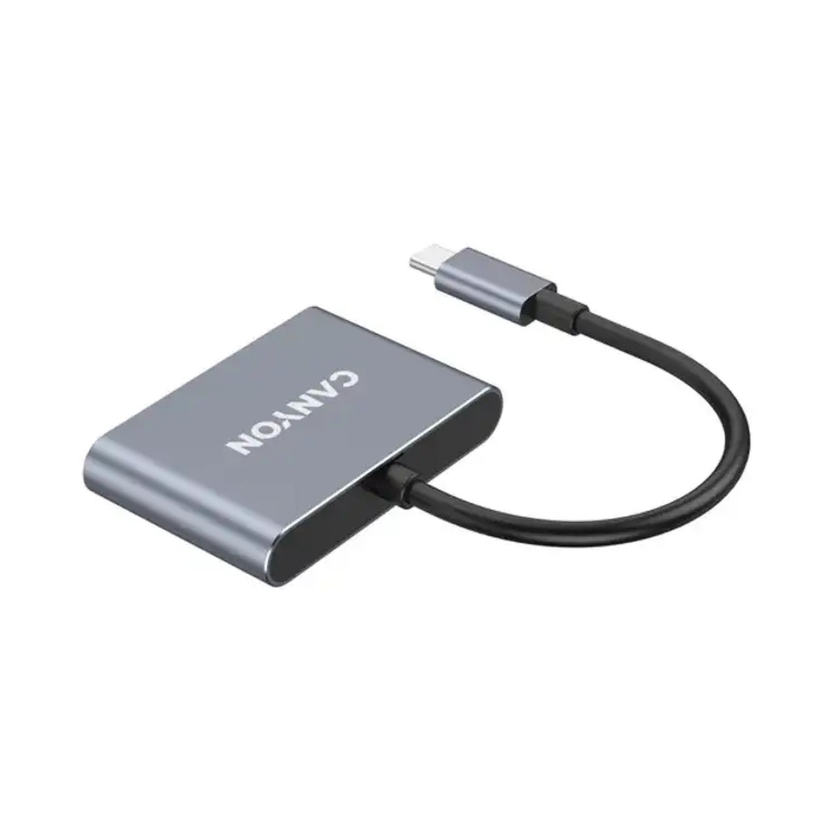CANYON hub DS-3 3in1 USB-C Dark Grey CNS-TDS3