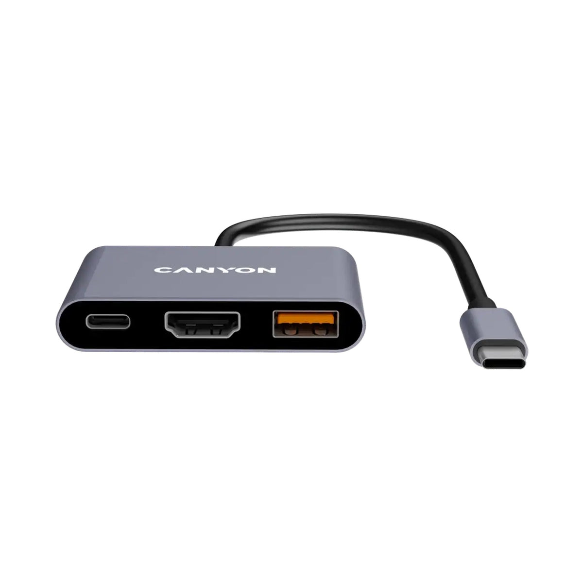 CANYON hub DS-4 3in1 USB-C Grey CNS-TDS4