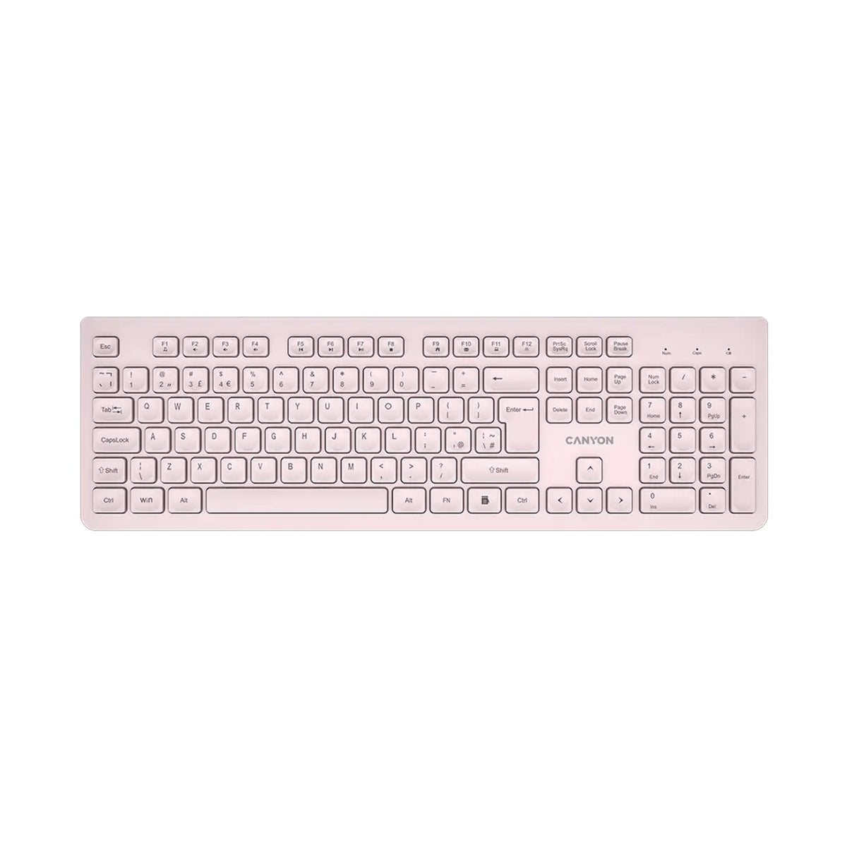 CANYON keyboard HKB-W01 UK/US AAA Wireless Beige CNS-HKBW01BG