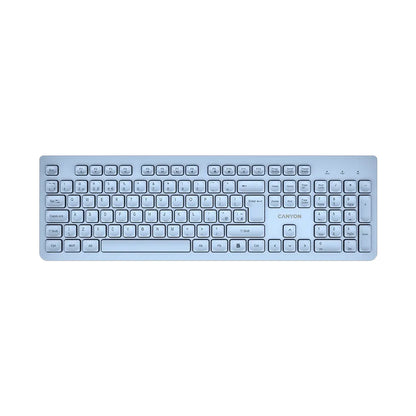 CANYON keyboard HKB-W01 UK/US AAA Wireless Blue CNS-HKBW01BL
