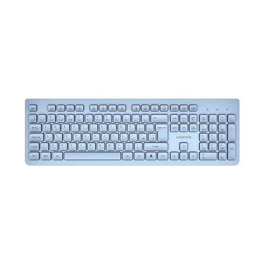 CANYON keyboard HKB-W01 UK/US AAA Wireless Blue CNS-HKBW01BL