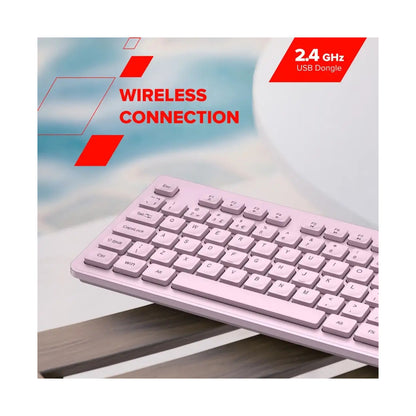 CANYON keyboard HKB-W01 UK/US AAA Wireless Pink CNS-HKBW01P