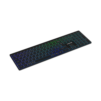 CANYON keyboard HKB-W11 UK/US RGB Dual Mode Wireless Black CNS-HBTK11B
