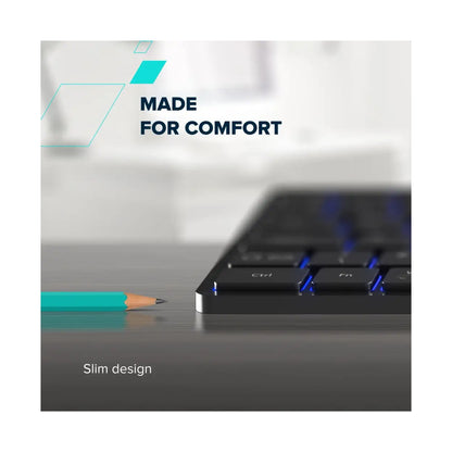 CANYON keyboard HKB-W11 UK/US RGB Dual Mode Wireless Black CNS-HBTK11B