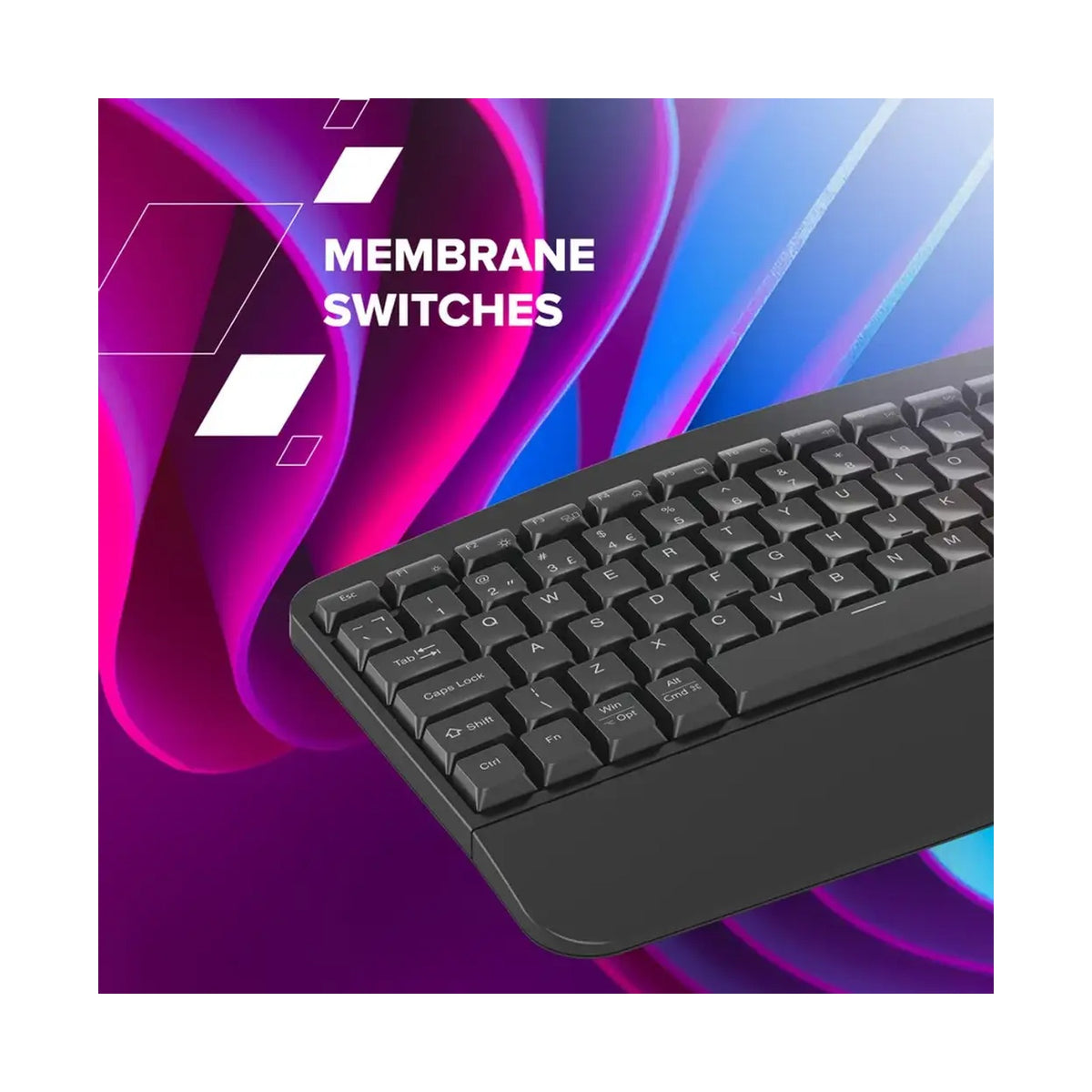 CANYON keyboard HKB-W6 Wireless Black CNS-HKBW6