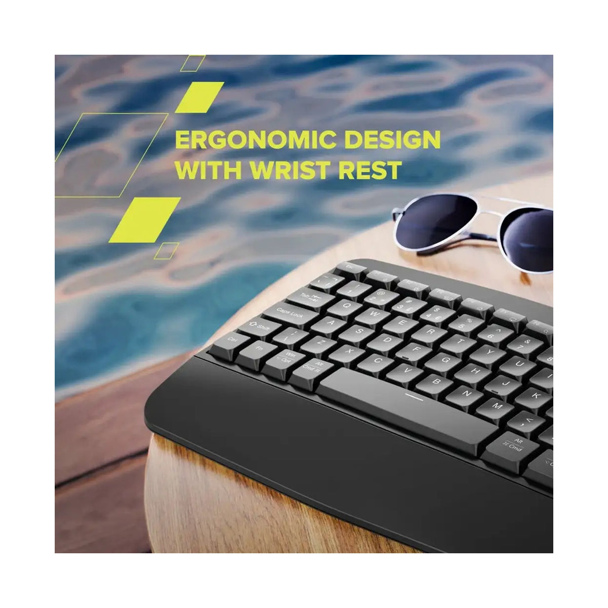 CANYON keyboard HKB-W6 Wireless Black CNS-HKBW6
