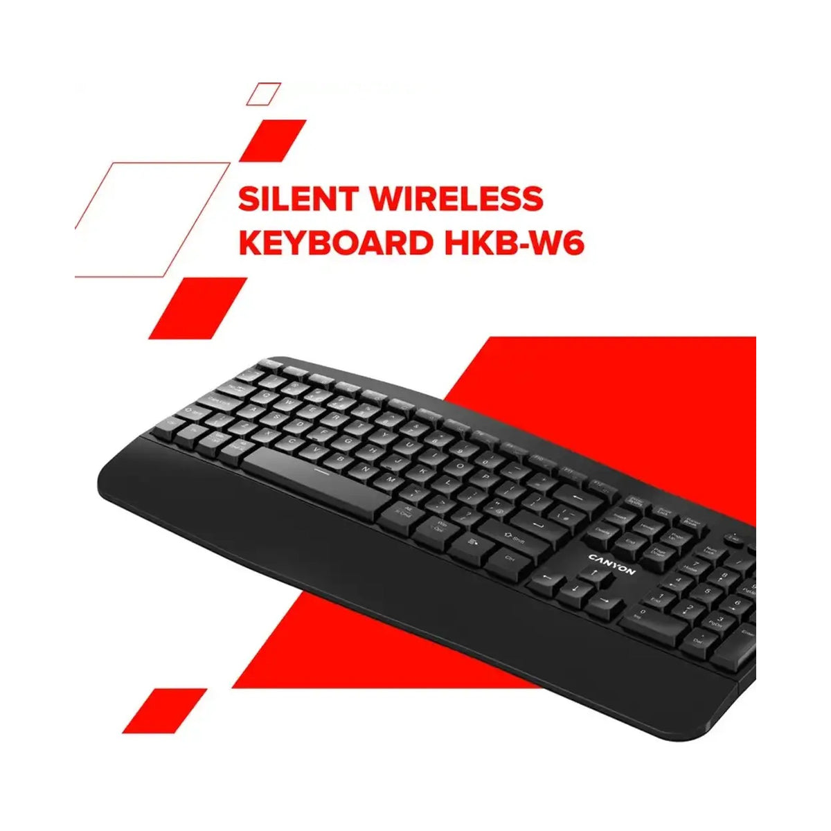 CANYON keyboard HKB-W6 Wireless Black CNS-HKBW6
