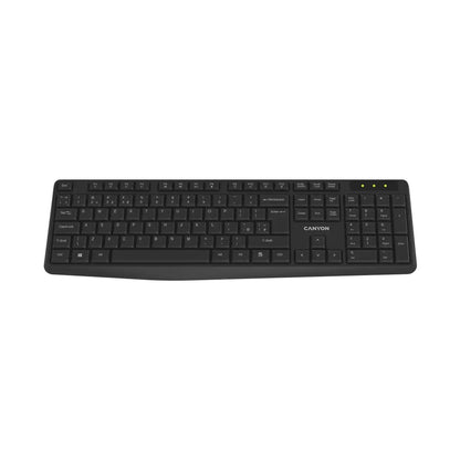 CANYON keyboard KB-W01 Wireless Black CNE-CKEYW01