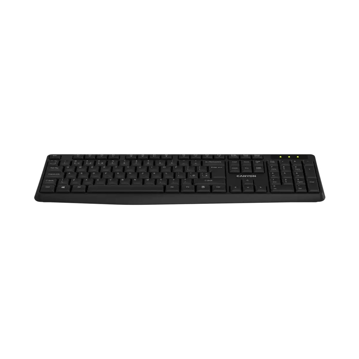 CANYON keyboard KB-W01 Wireless Black CNE-CKEYW01