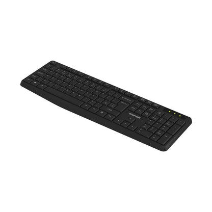 CANYON keyboard KB-W01 Wireless Black CNE-CKEYW01