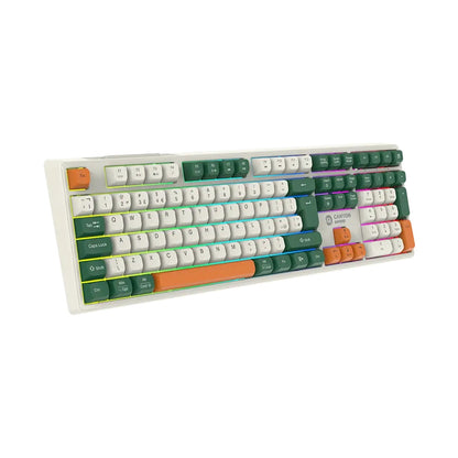 CANYON keyboard Shadder GKW-11 Mech RGB UK/US Wireless White CND-SKBW11