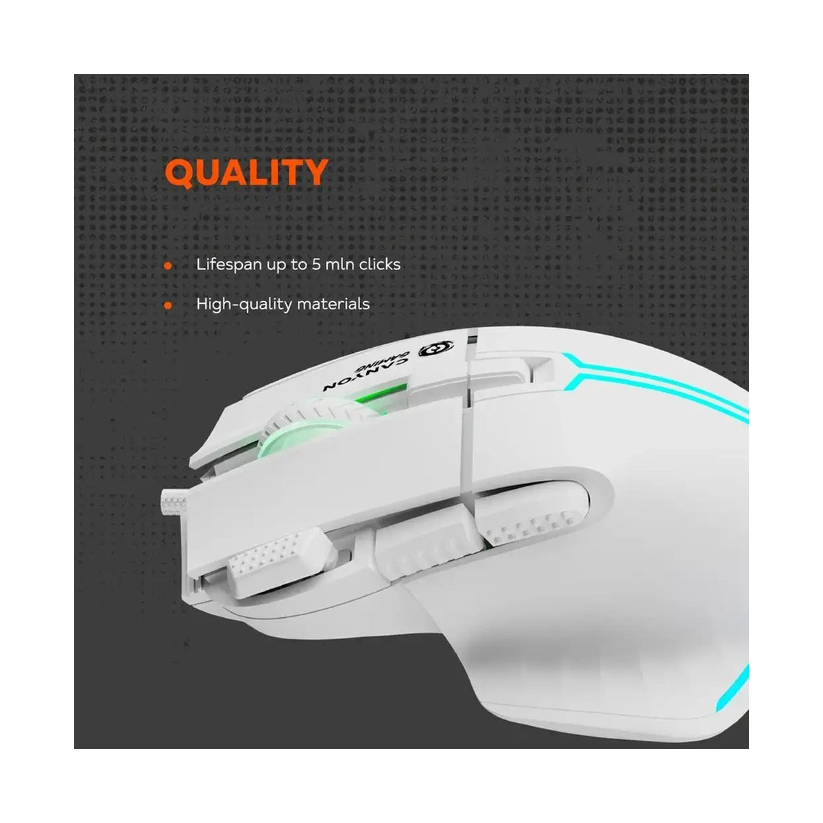 CANYON mouse Fortnax GM-636 RGB 9buttons Wired Black CND-SGM636B