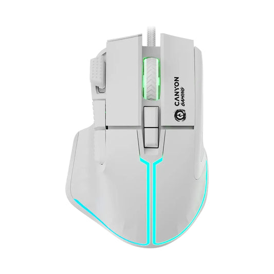 CANYON mouse Fortnax GM-636 RGB 9buttons Wired White CND-SGM636W