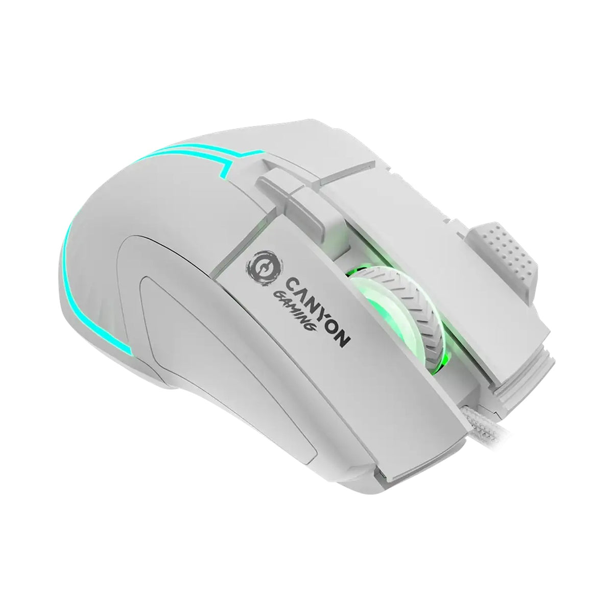 CANYON mouse Fortnax GM-636 RGB 9buttons Wired White CND-SGM636W
